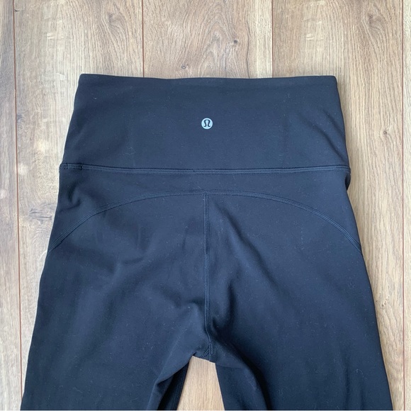 Lululemon Black Flared Leggings - Picture 6 of 6